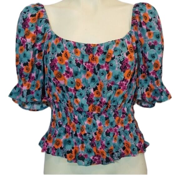 All in Favor Floral Blouse Size XL - Picture 1 of 8